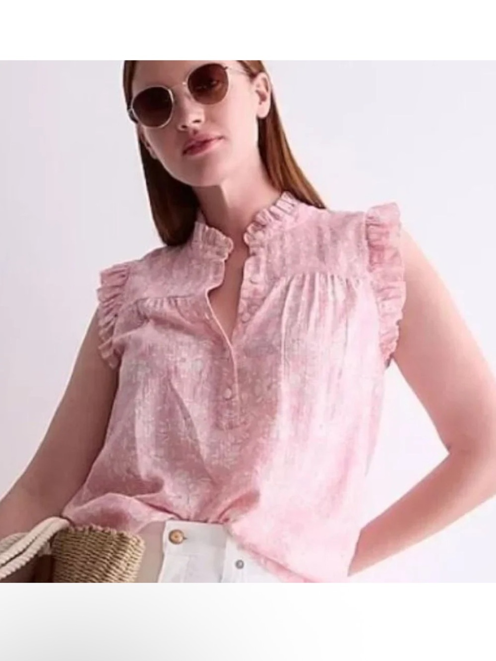 J. Crew Garden Soft Gauze Top Blouse in Tossed Floral size Small . New with tag